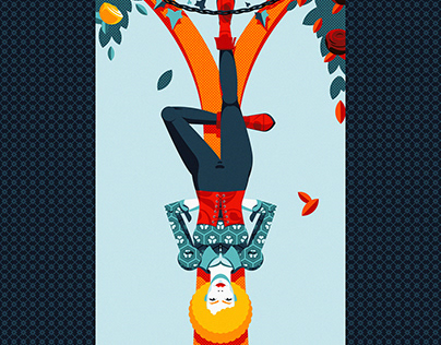 Tarot project, card #12: The Hanged Woman