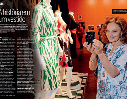 Diane von Furstenberg no Brasil
