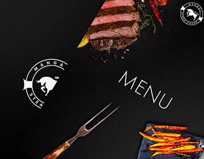 Mangal Steak House Logo & Menu Design