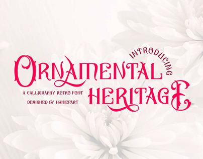 Ornamental Heritage Retro Fonts