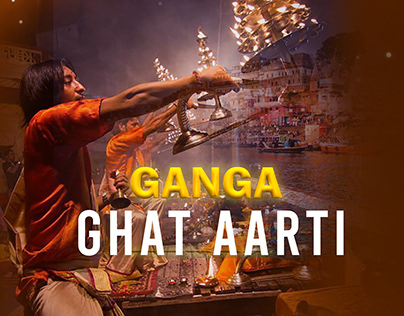 Flyer\poster design ganga ghat arti