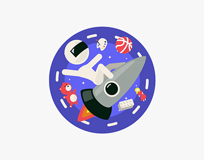 Bimbi Spaziali - Progettazione logo