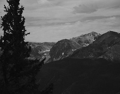 Black & White Film In the Mountains(Ansel Adams Inspo)