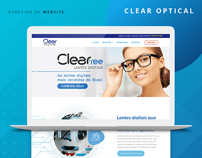 Clear Optical Lenses - Website Development