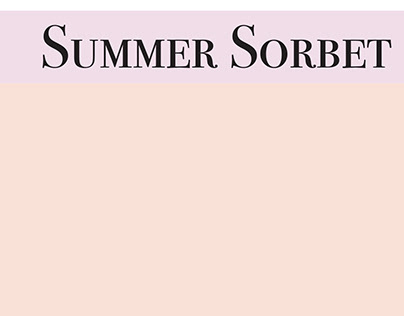 Summer Sorbet - Final Design Project