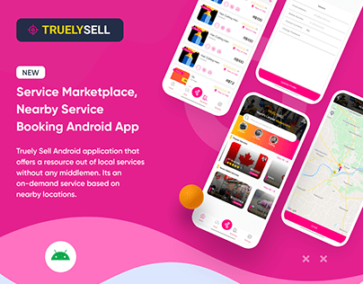 Service Marketplace, Nearby Service Booking Android App