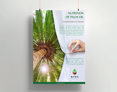Palm oil ┃Poster design