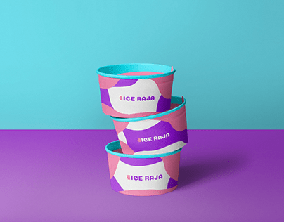 Ice raja | Logo Design | Ice cream Logo