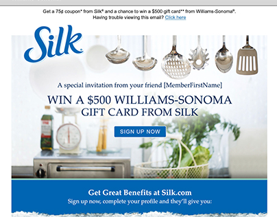 Silk Member Gift Email