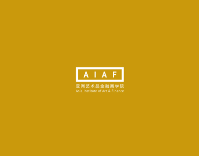 Asia Institute of Art & Finance branding