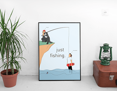 just fishing - Poster
