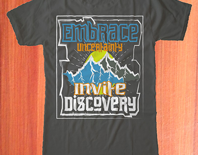 Adventure dark t shirt design