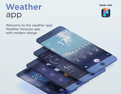 Weather Mobil App - UI Design
