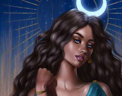 Selena, the Goddess of the Moon