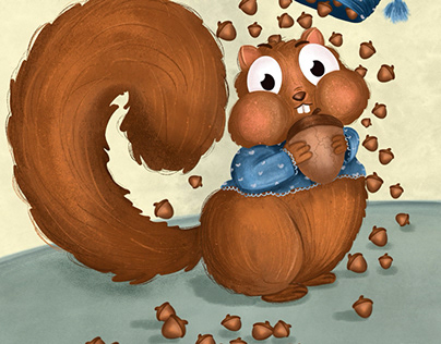 Squirrel Character Design✨