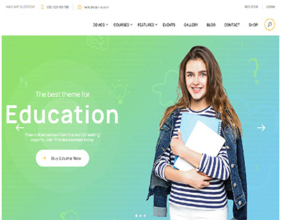 Education Website design