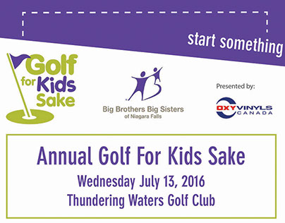 BBBS Niagara Falls Golf For Kids Sake Poster
