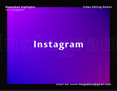 VIDEO EDITS FOR INSTAGRAM