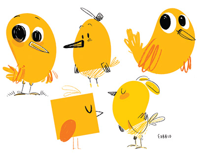 Birds for an animated series
