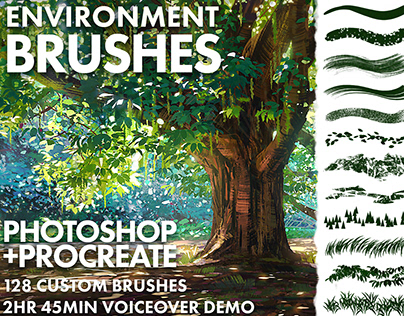 Quick Environment Brushes for Photoshop and Procreate