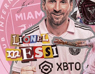 Lionel Messi Collage Design