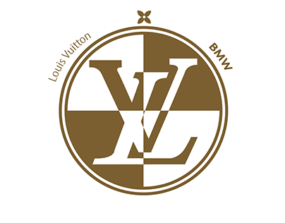 Remixed logotype Louis Vuitton x BMW