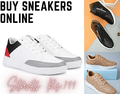 Buy Men and Boys Sneakers Online Starts Rs.799