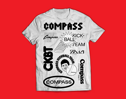 Compass Kickball Team T-shirt