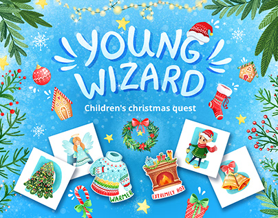 Young wizard kids quest (christmas version)