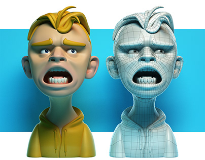 3D Boy Character Model