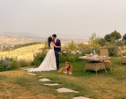 Wedding photoshoot in Tuscany