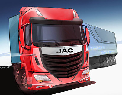 Truck interior and exterior project for JAC