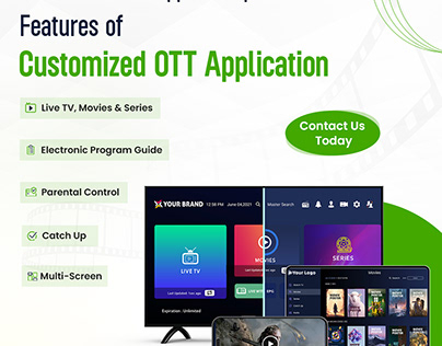 Features of the customized OTT Application