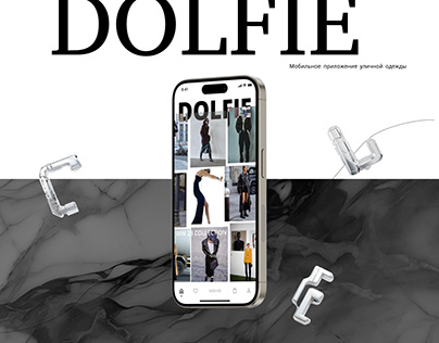 Mobile App Design for clothes store DOLFIE