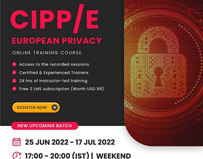 CIPP/E European Privacy Online Training Course