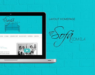 Layout Homepage | No Sofá com Elas