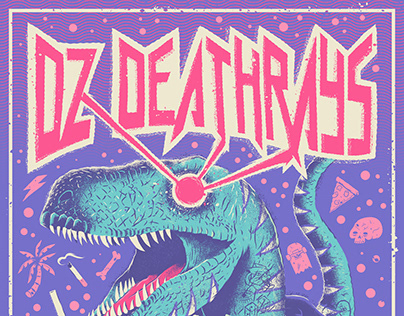 DZ Deathrays SA Tour Poster
