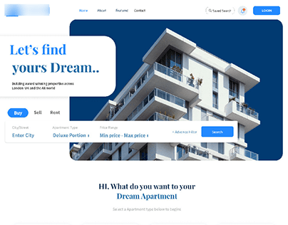 Real estate website wordpress website