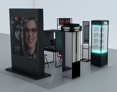 3D renders for Ray-Ban & Vogue