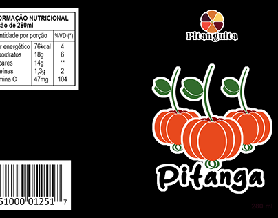 Design de embalagem - Suco de Pitanga