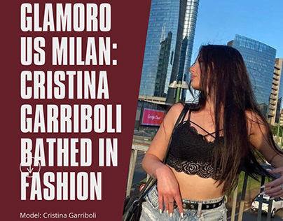 Glamorous Milan: Cristina Garriboli Bathed in Fashion