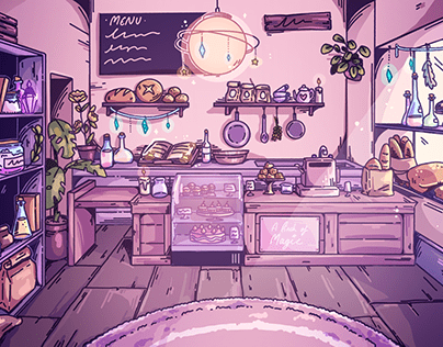 Project thumbnail - Bakery Interior Background