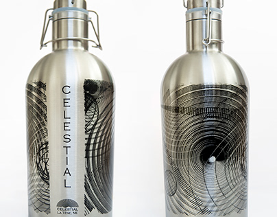 Product design: print for stainless steel growler