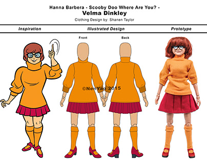 Costume Design for 8" Scooby Doo Action Figures