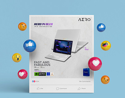 AERO Laptop Branding Design