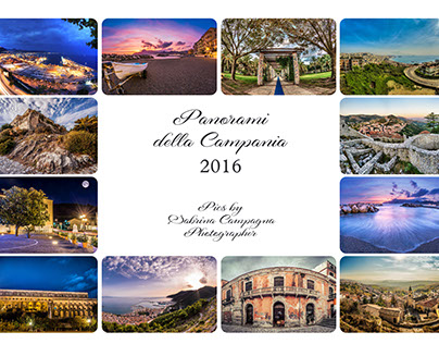 Calendar Design "Panorami della Campania 2016" 