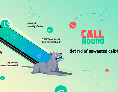 CallHound Unwanted Calls Block app
