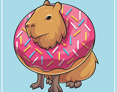 Capybara Donut