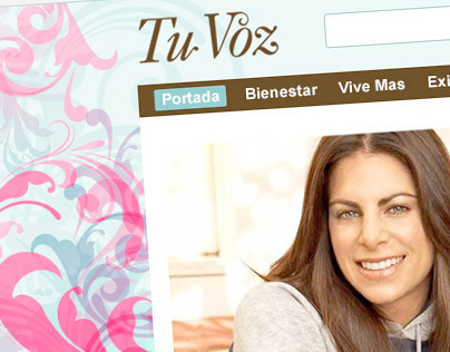 Tu Voz logo & blog design