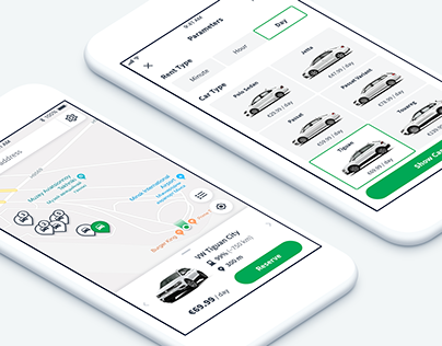 Carsharing Service Mobile App